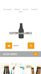 Mobile Screenshot of customsodalabels.com